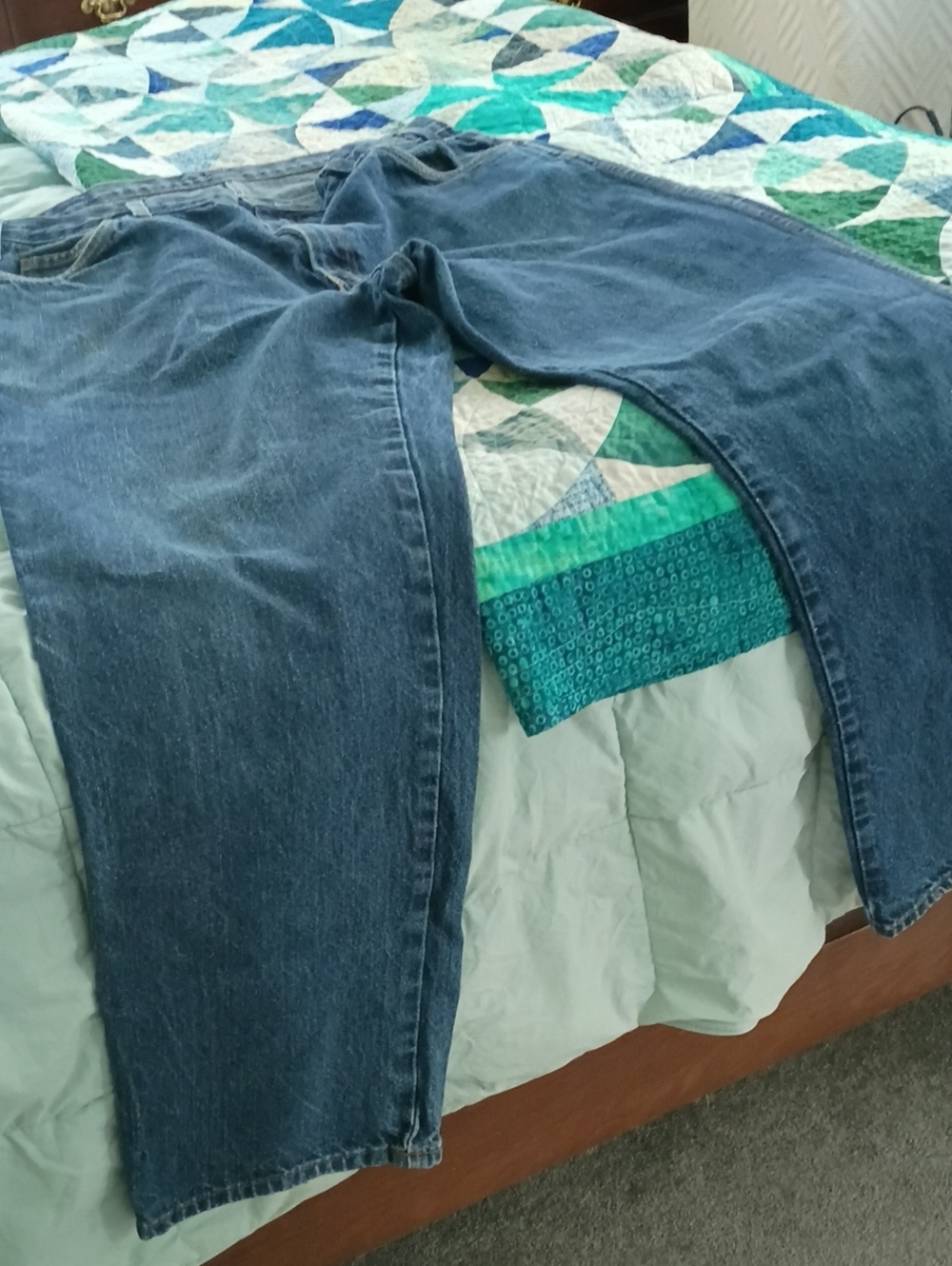 Dickies Men’s Relaxed Fit Jeans in Blue Denim